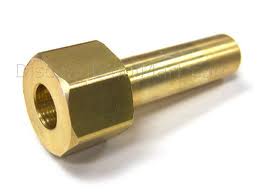 Hayward MicroClear Fiberglass Pool Filter Clamp Brass Nut | V60-110